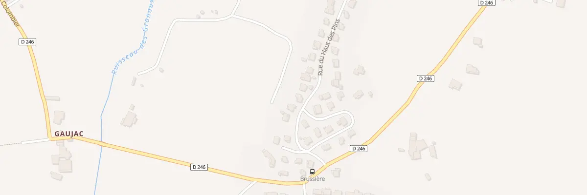 Plan du 583 Rue du Haut des Pins à Boisset-et-Gaujac