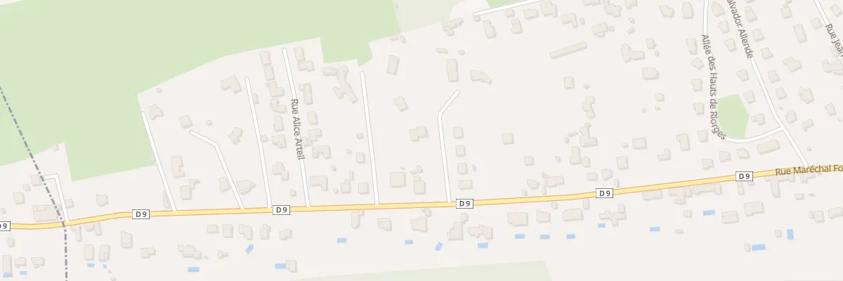 Plan du 2388 Rue Marechal Foch à Riorges