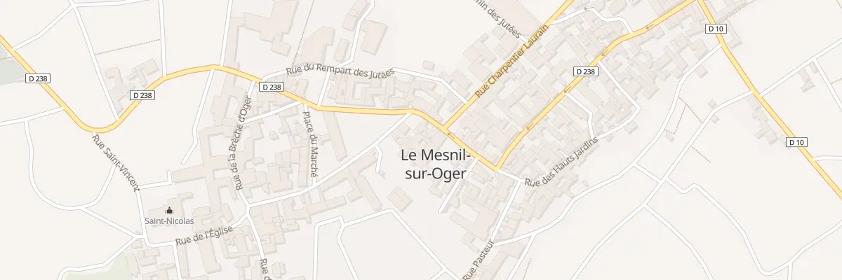 Plan du 3 Rue de la Place au Mesnil-sur-Oger