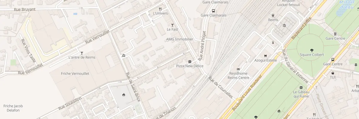 Plan du 7 Rue de Clairmarais à Reims