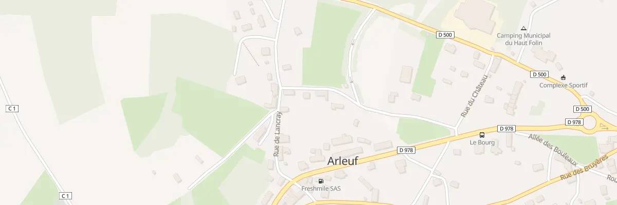 Plan du 7 Rue Fernand Dussert à Arleuf