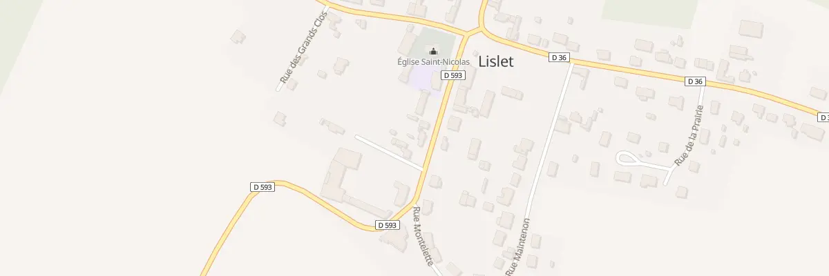 Plan du 8 Gr Grande Rue à Lislet