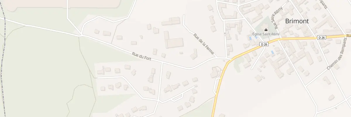 Plan du 2C Rue du Fort à Brimont
