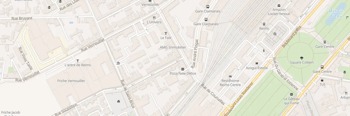 Plan du 4 Rue de Clairmarais à Reims