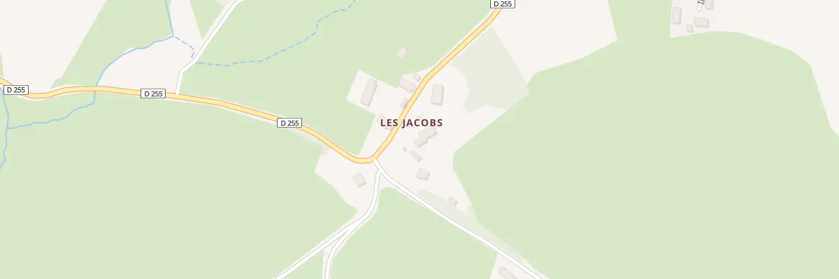 Plan du 235 Rte du Prompt à Uxeau
