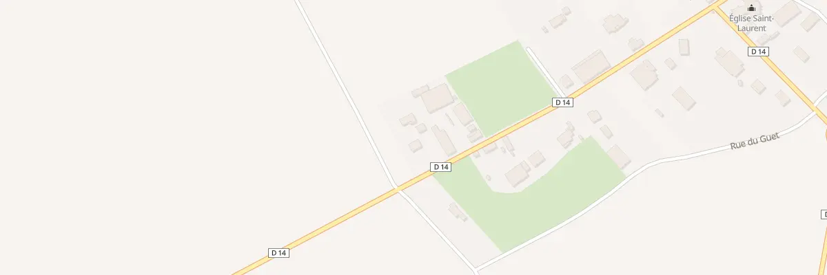 Plan du 1 Rue Saint Laurent à Prémierfait