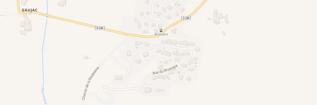 Plan du 25 Rue du Brussière à Boisset-et-Gaujac