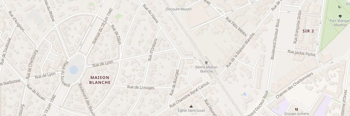 Plan du 9 Rue du Havre à Reims
