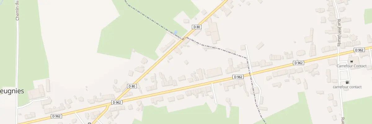 Plan du 8B Rue de Sars à Beugnies