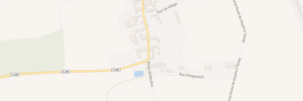 Plan du 23 Gr Grande Rue à Sambourg