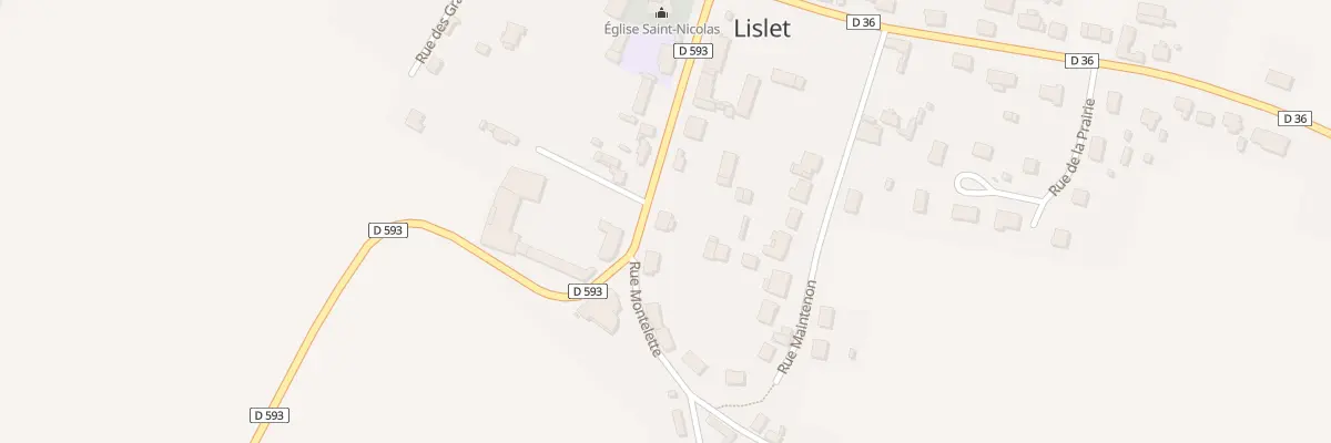 Plan du 9 Gr Grande Rue à Lislet
