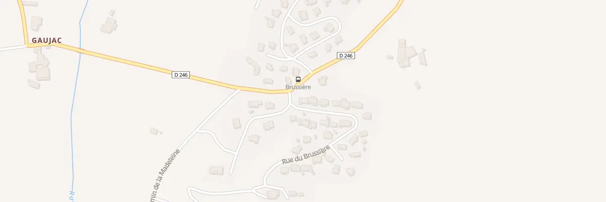 Plan du 2 Rue du Brussière à Boisset-et-Gaujac