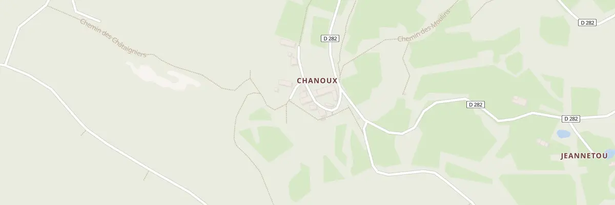 Plan du 77 Che de Chanoux à Retournac