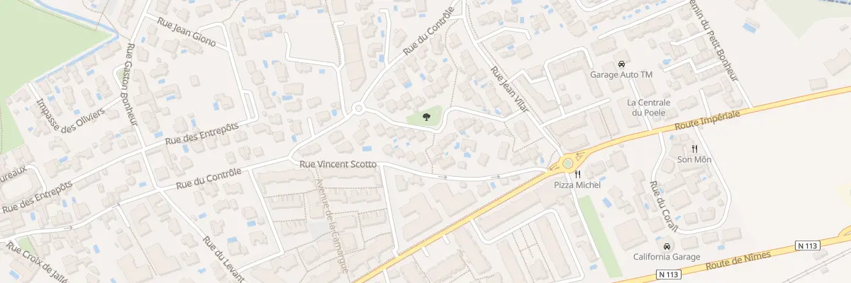 Plan du 12 Rue du Moulin Blanc à Baillargues