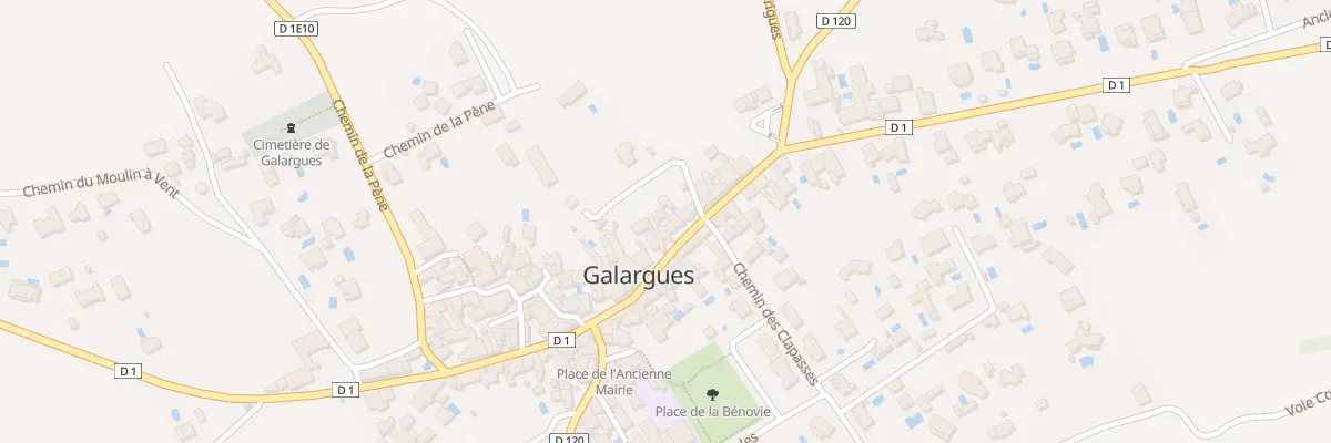 Plan du 5056 Le Village à Galargues