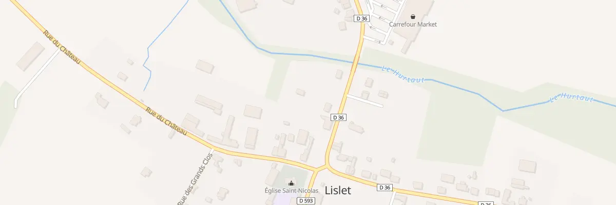 Plan du 3 Rue de Montcornet à Lislet
