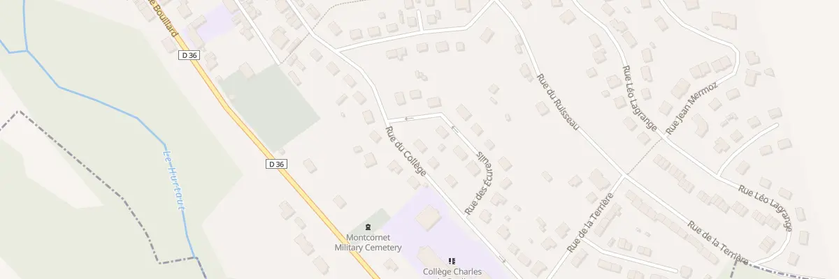 Plan du 7 Rue du Collège à Montcornet