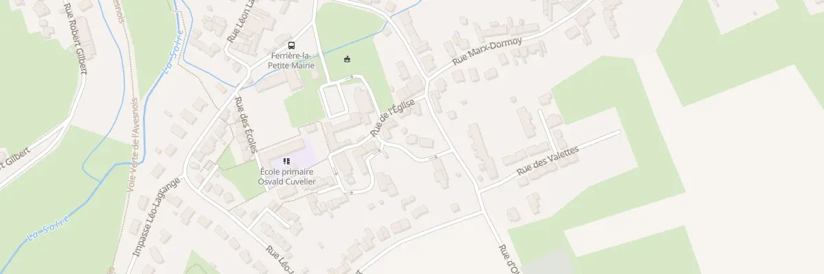 Plan du 8 Rue d’Obrechies à Ferrière-la-Petite