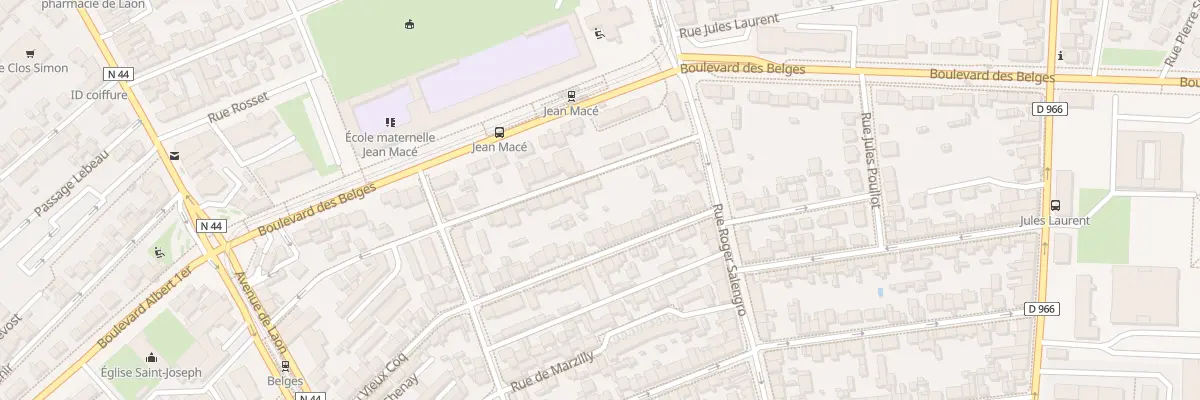 Plan du 32 Rue Mansuy à Reims