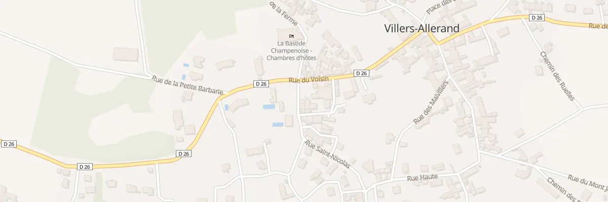 Plan du 3 Rue Andre Faubert à Villers-Allerand