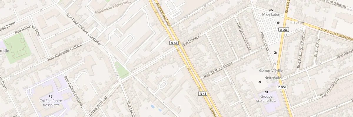 Plan du 213 Av de Laon à Reims