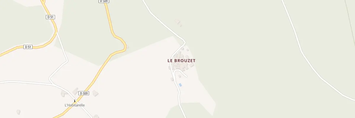 Plan du 5203 Le Brouzet à Aujac