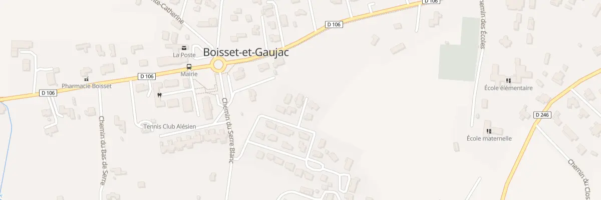 Plan du 25 Lot Vallon du Serre Blanc à Boisset-et-Gaujac