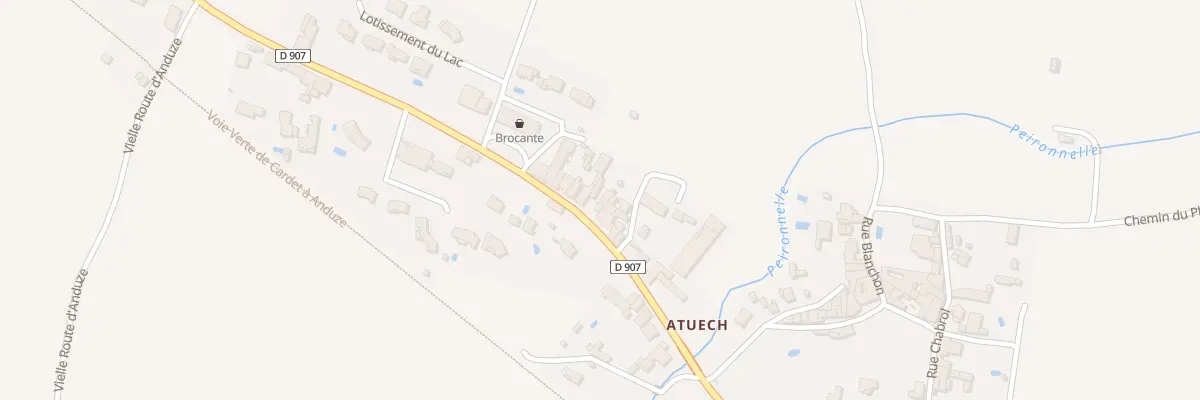 Plan du 316 Rte d’Anduze à Massillargues-Attuech