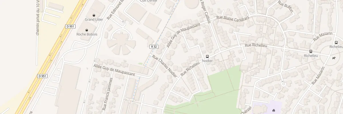 Plan du 29 All Guy De Maupassant à Reims