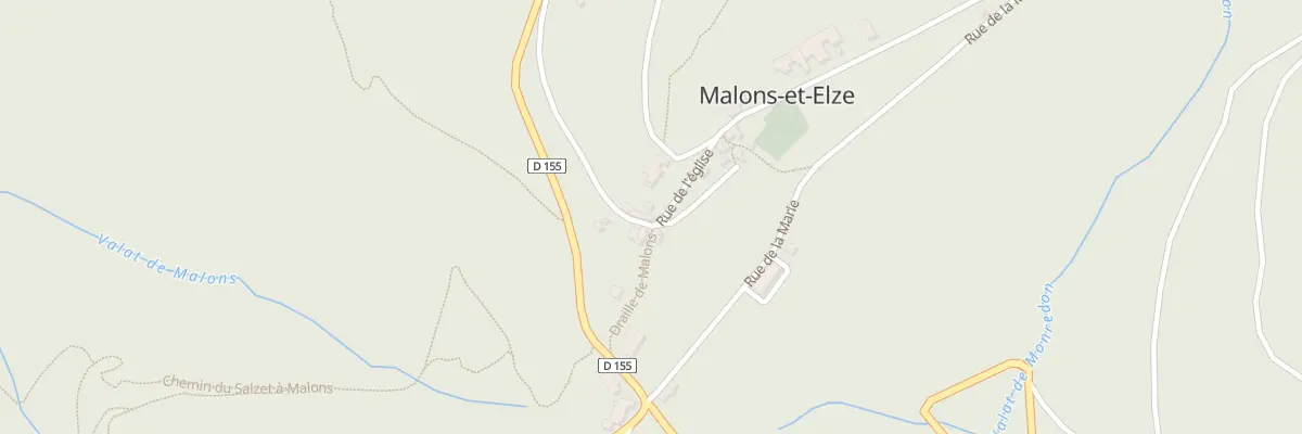 Plan du 5013 Malons à Malons-et-Elze