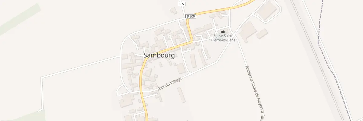 Plan du 3 Gr Grande Rue à Sambourg