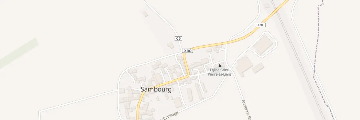 Plan du 12 Le Village à Sambourg