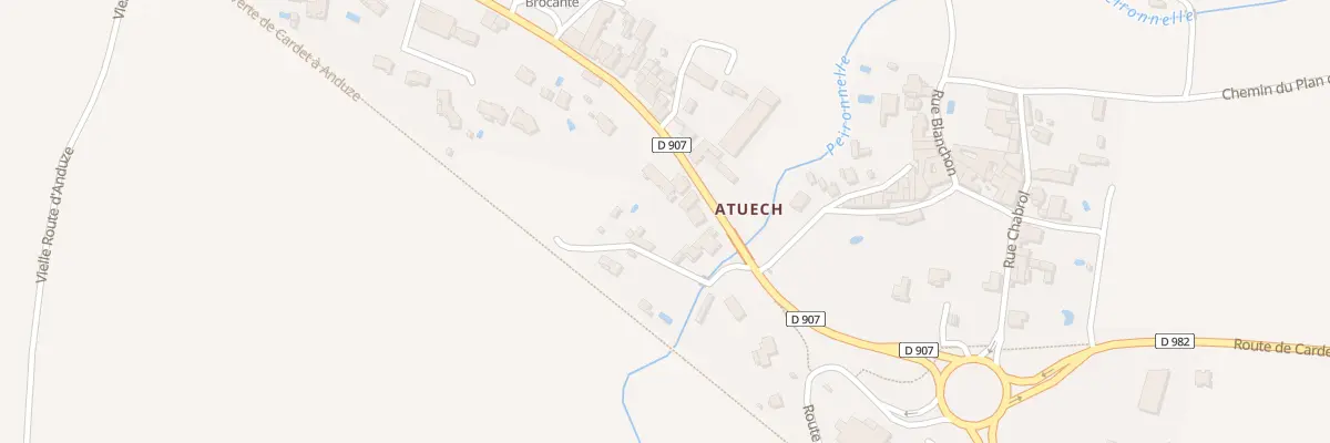 Plan du 183 Rte d’Anduze à Massillargues-Attuech