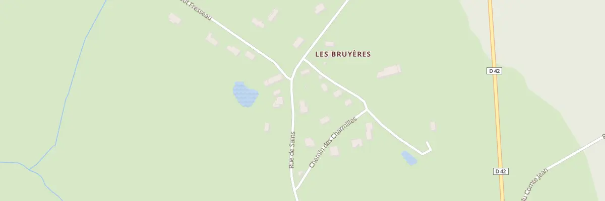 Plan du 34 Rue de Sains à Féron