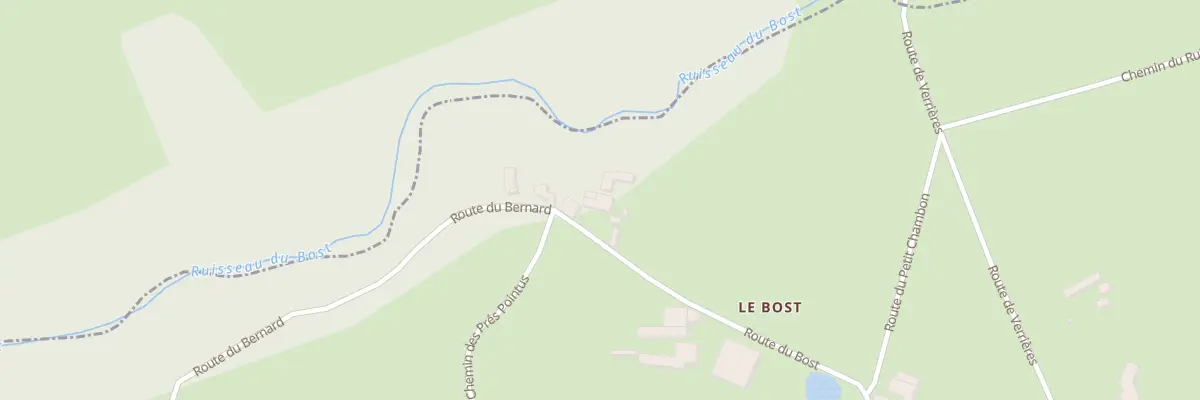 Plan du 1652 Rte du Bost à Bussy-Albieux