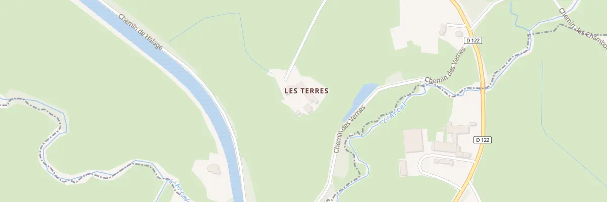 Plan du 5910 Rte de Melay. à Artaix