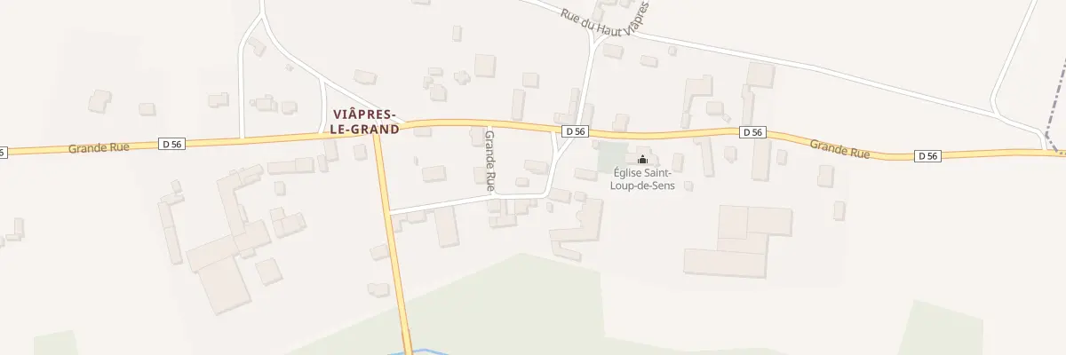 Plan du 9 Rue Grande Rue (viapres le Gr) à Plancy-l’Abbaye