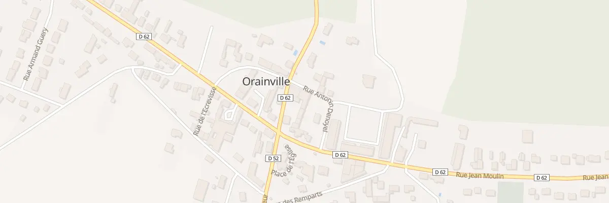 Plan de la Rue Antonin Denoyel à Orainville
