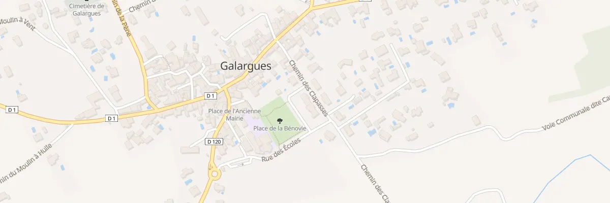 Plan du 114 Che des Clapasses à Galargues