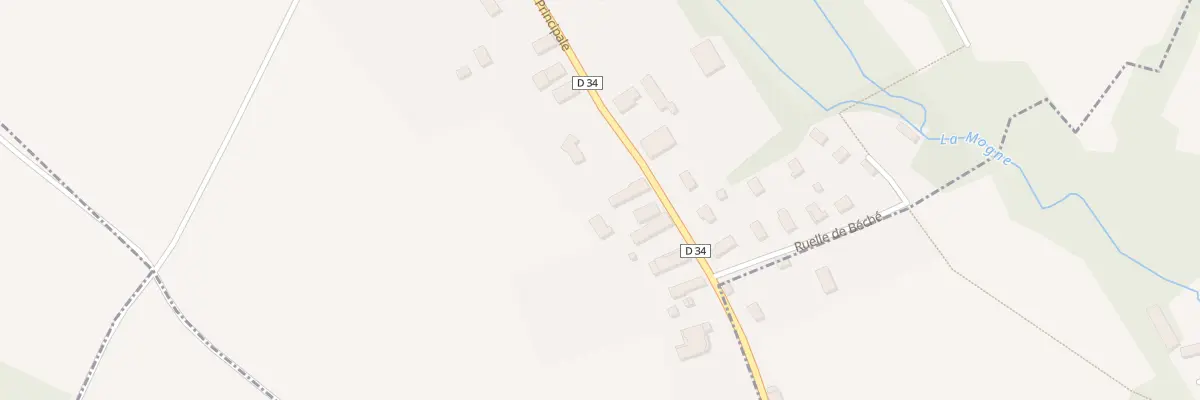 Plan du 88 Rue Principale à Crésantignes