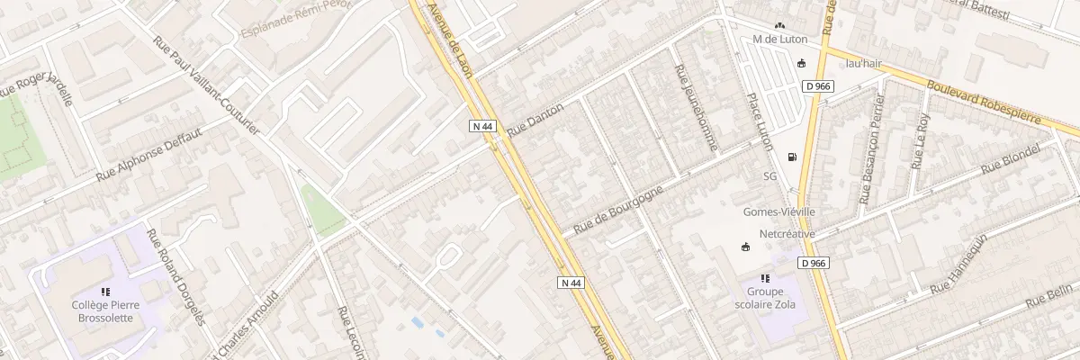 Plan du 236 Av de Laon à Reims