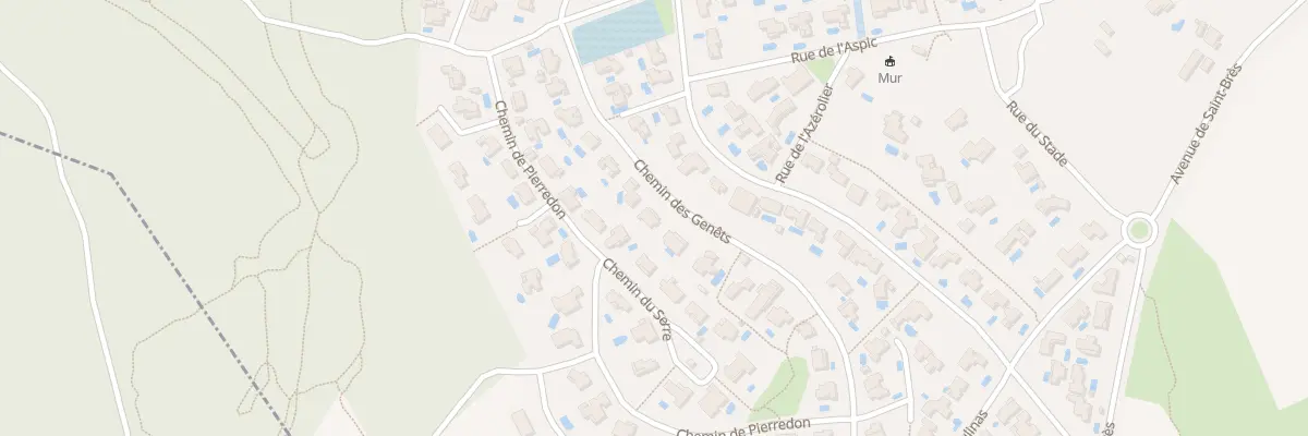 Plan du 231 Che des Genets à Saint-Geniès-des-Mourgues
