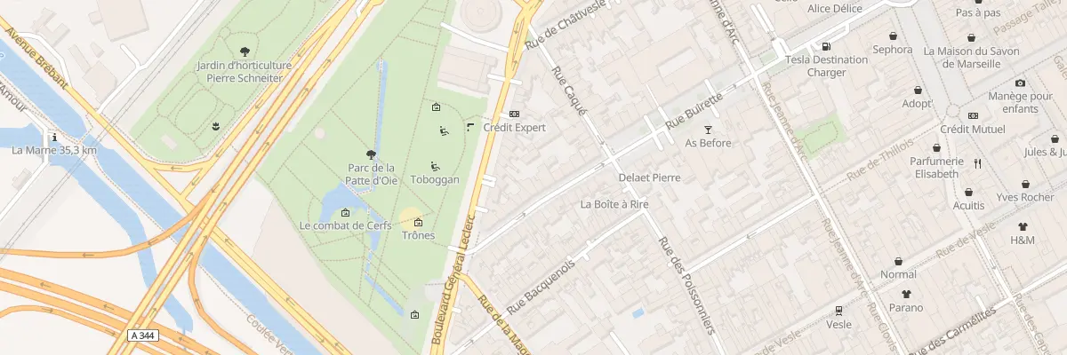 Plan du 12 Rue de l’Arquebuse à Reims
