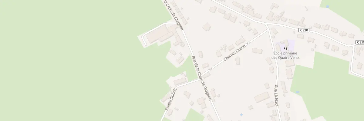 Plan du 6 Rue Croix de Glageon à Sains-du-Nord