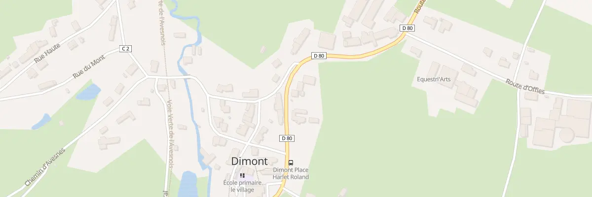 Plan du 8 Rte de Dimechaux à Dimont