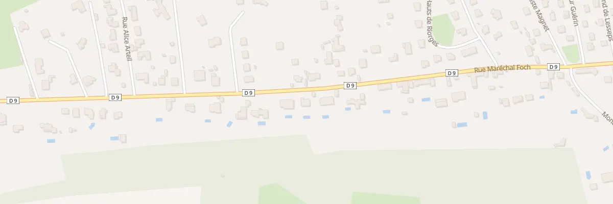 Plan du 2277 Rue Marechal Foch à Riorges
