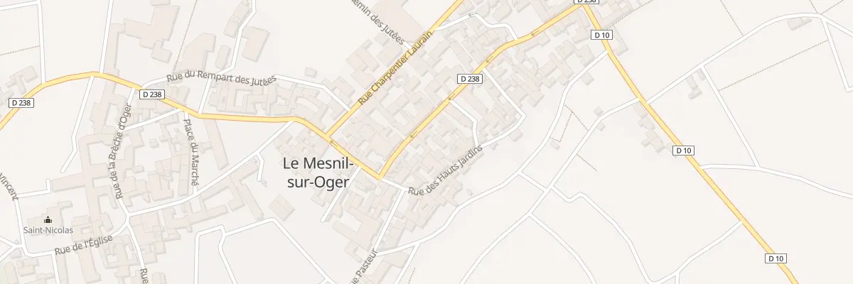 Plan du 12 Grande Rue au Mesnil-sur-Oger
