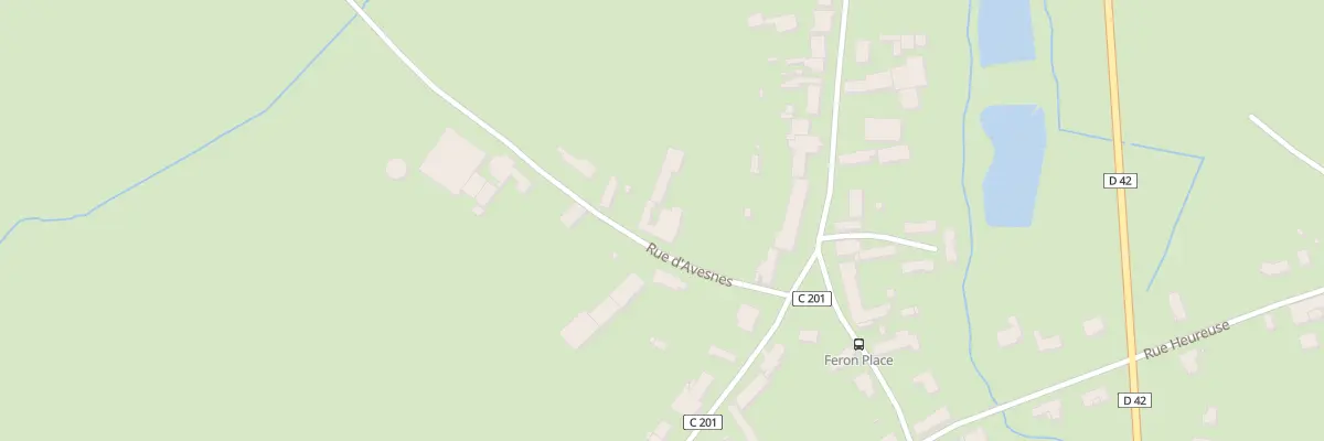 Plan du 2 Rue d’Avesnes à Féron
