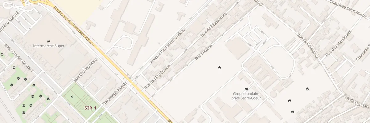 Plan du 64 Rue Sutaine à Reims