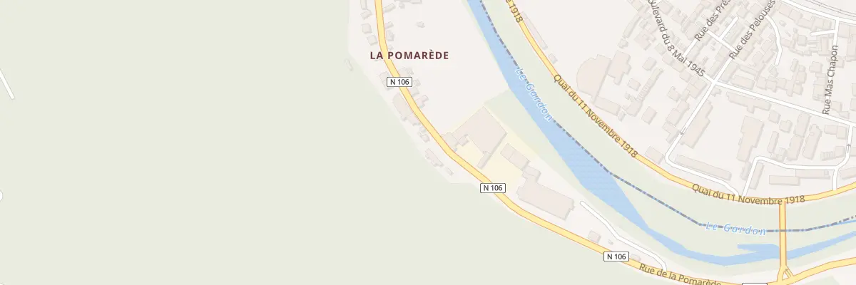 Plan du 5 Rue de la Pomarede aux Salles-du-Gardon